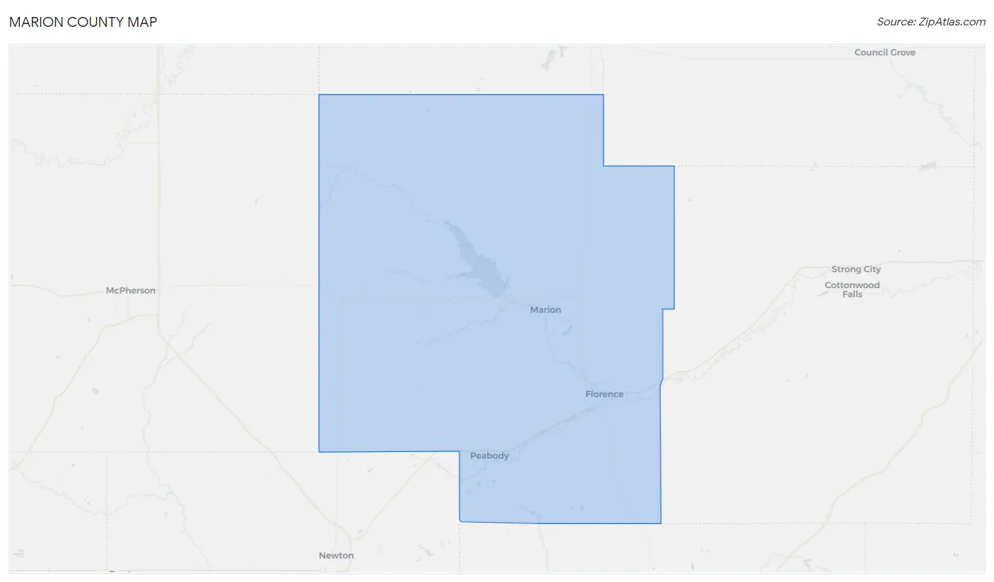 Marion County Map