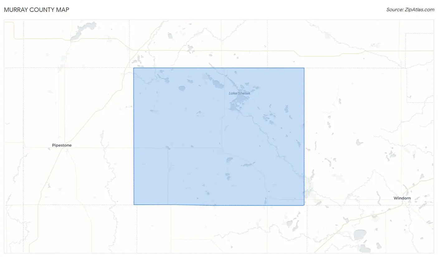 Murray County Map