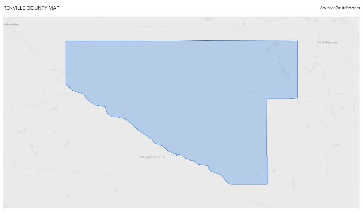 Renville County Map