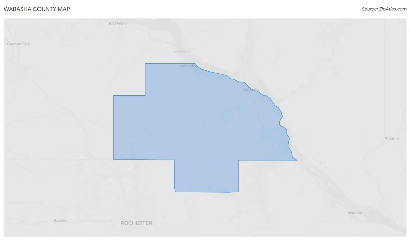 Wabasha County Map