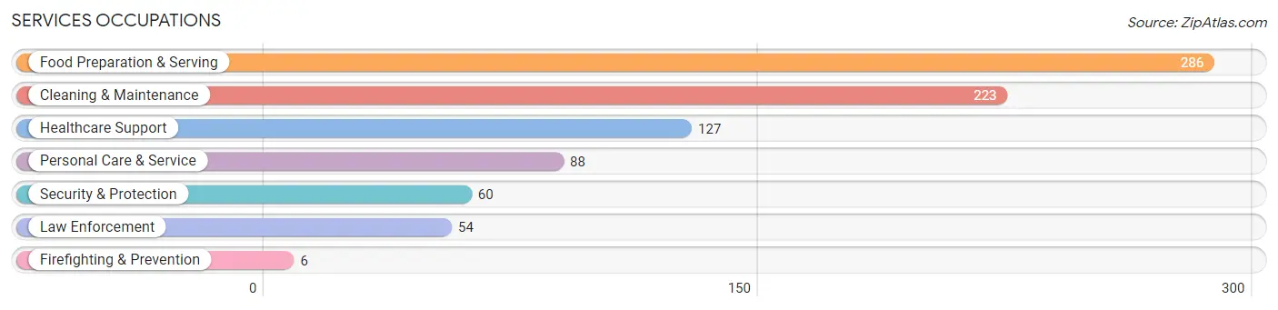 Services Occupations in Carroll County