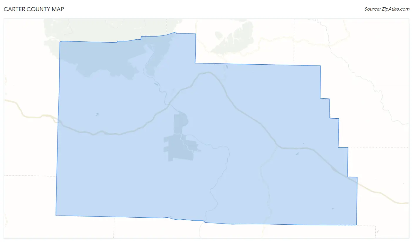 Carter County Map