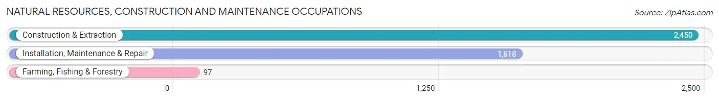 Natural Resources, Construction and Maintenance Occupations in Christian County