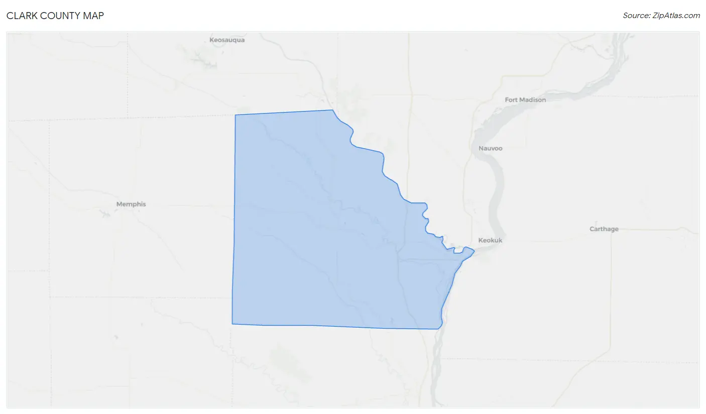 Clark County Map