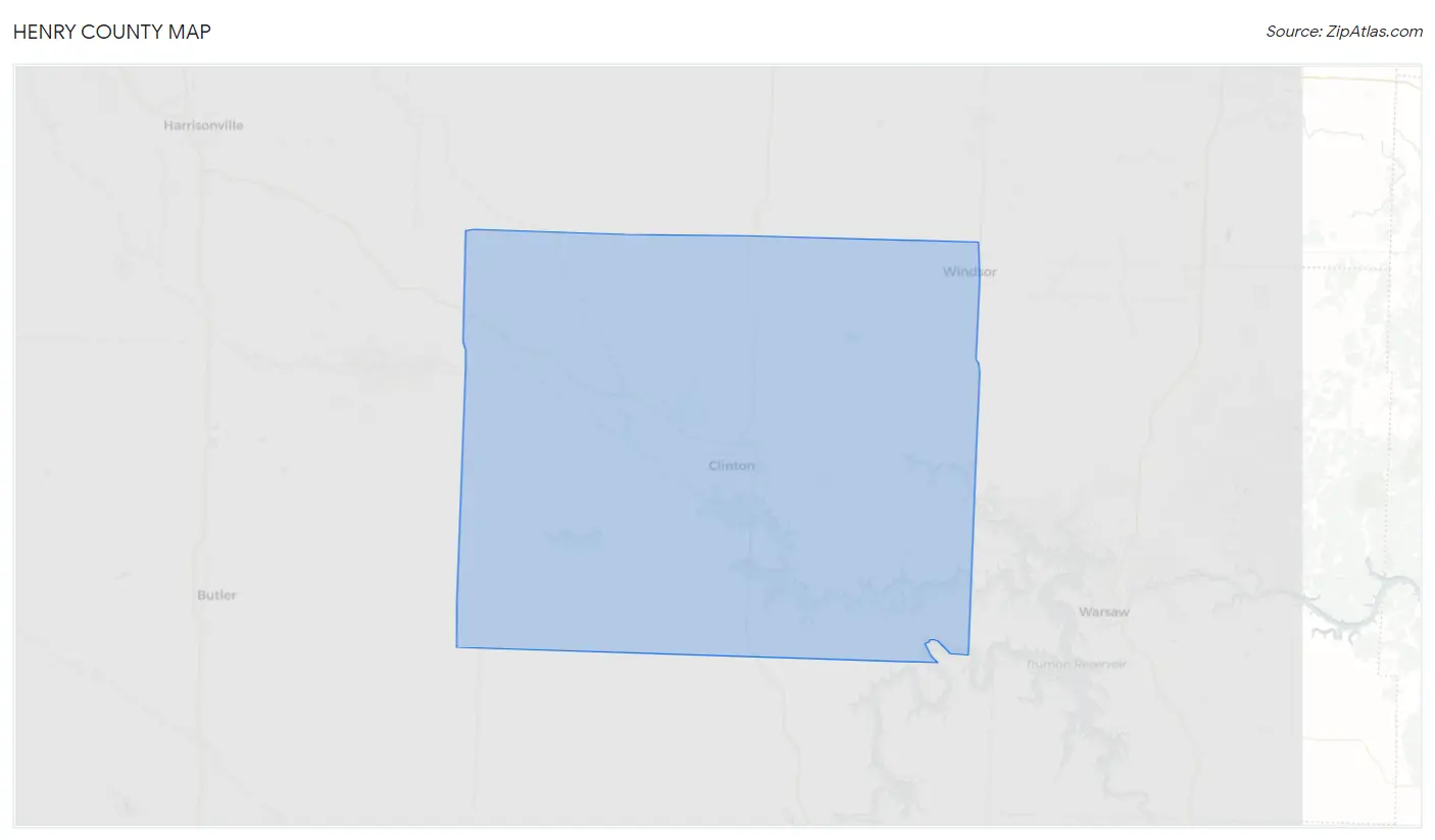 Henry County Map