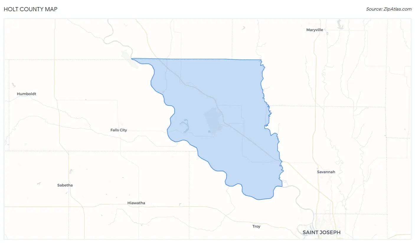 Holt County Map