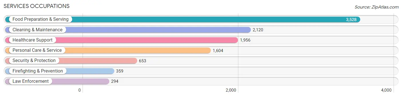 Services Occupations in Jasper County