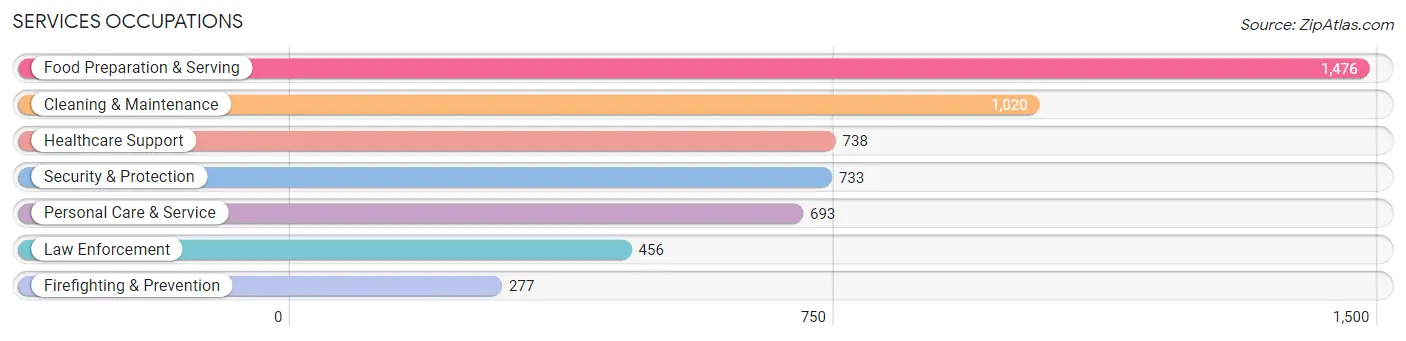 Services Occupations in Johnson County