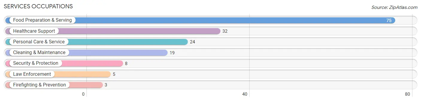 Services Occupations in Mercer County