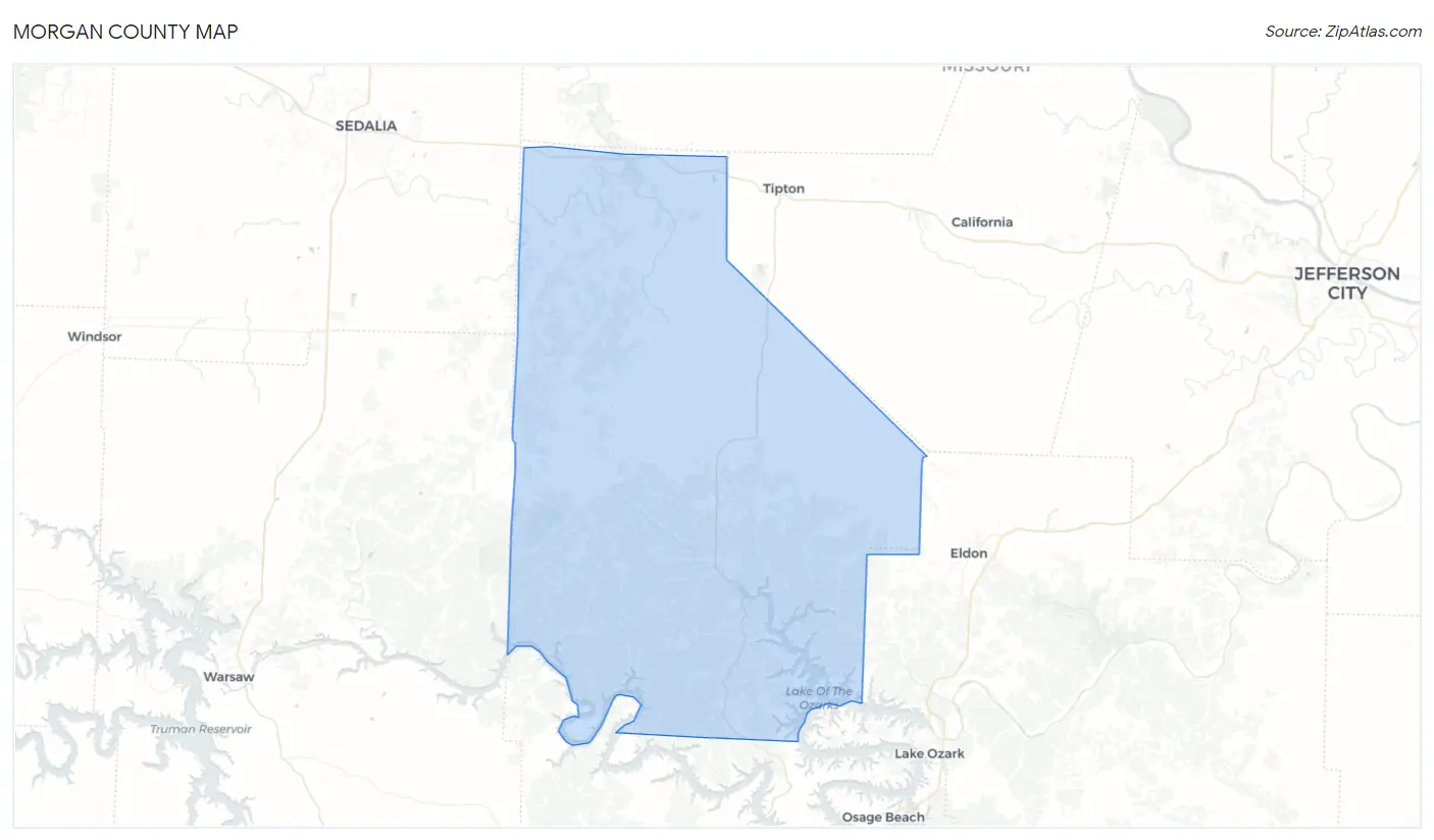 Morgan County Map