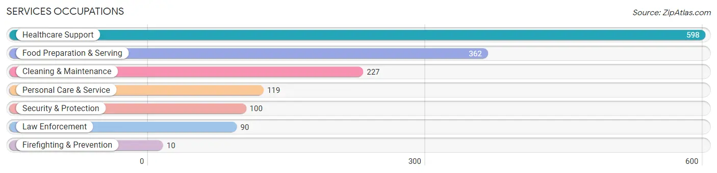 Services Occupations in New Madrid County