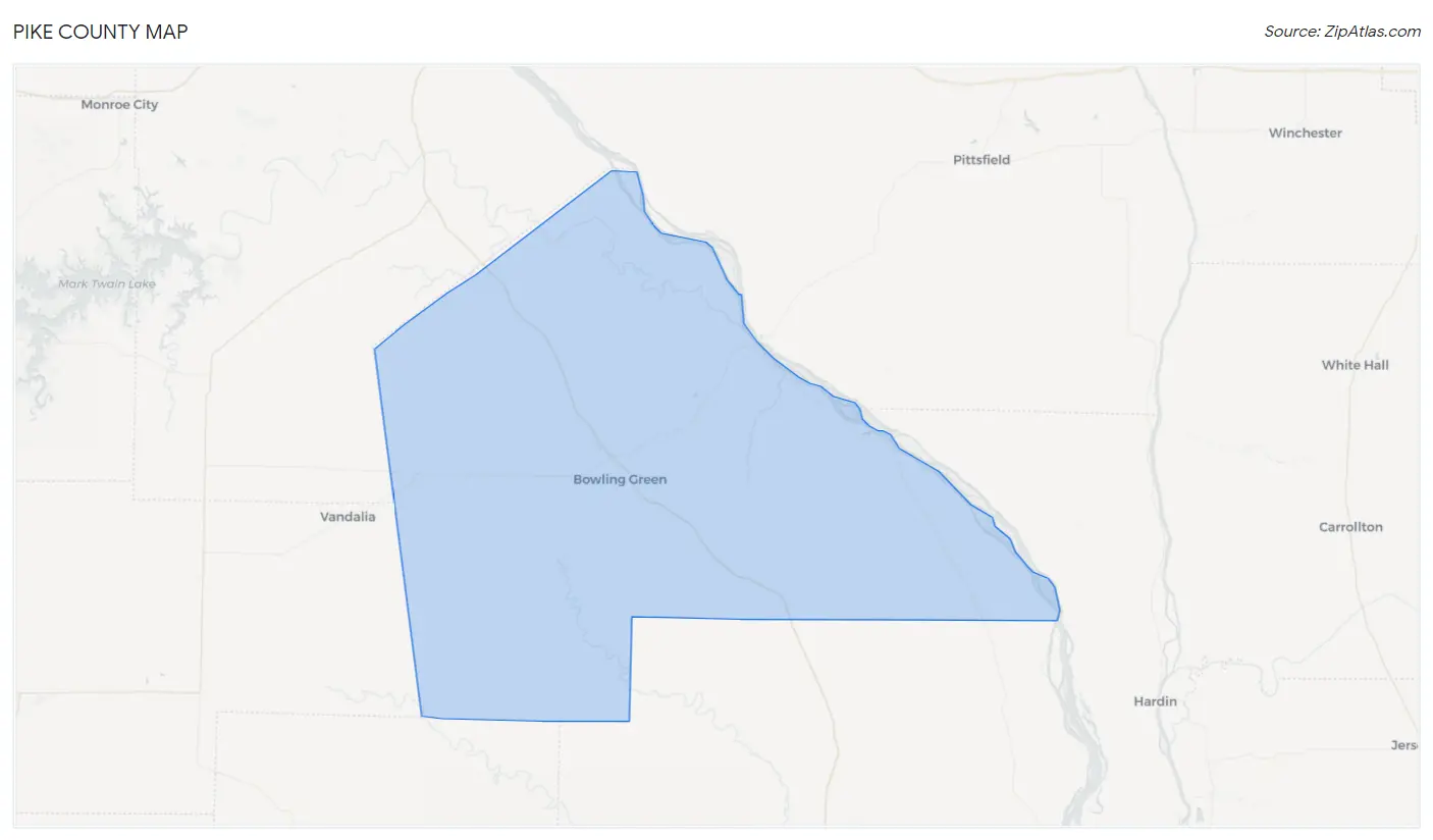 Pike County Map