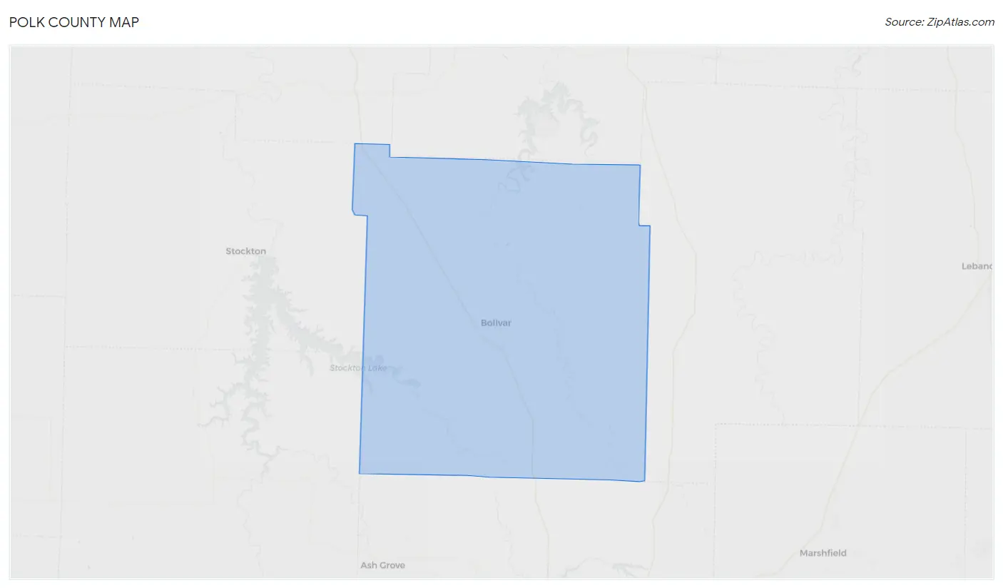 Polk County Map