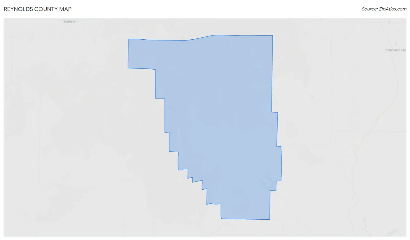 Reynolds County Map