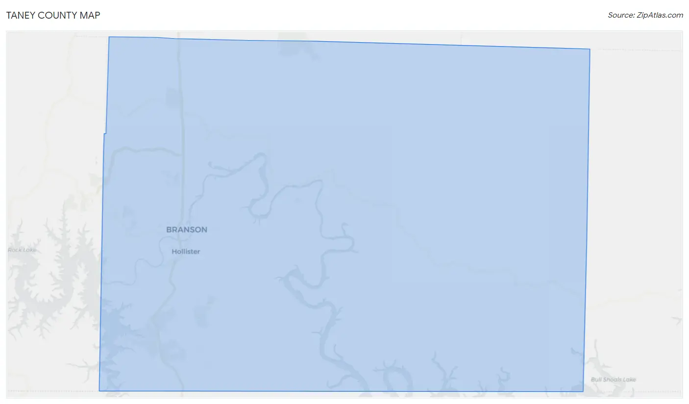 Taney County Map