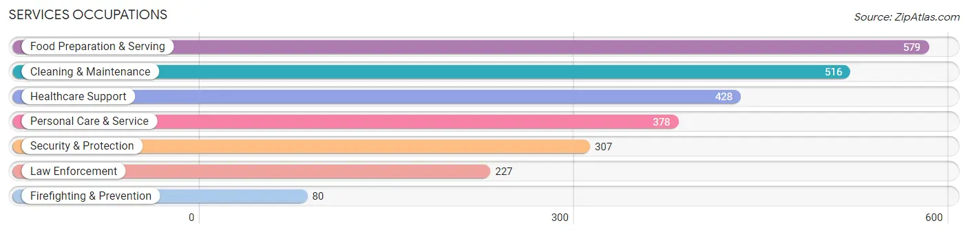 Services Occupations in Warren County