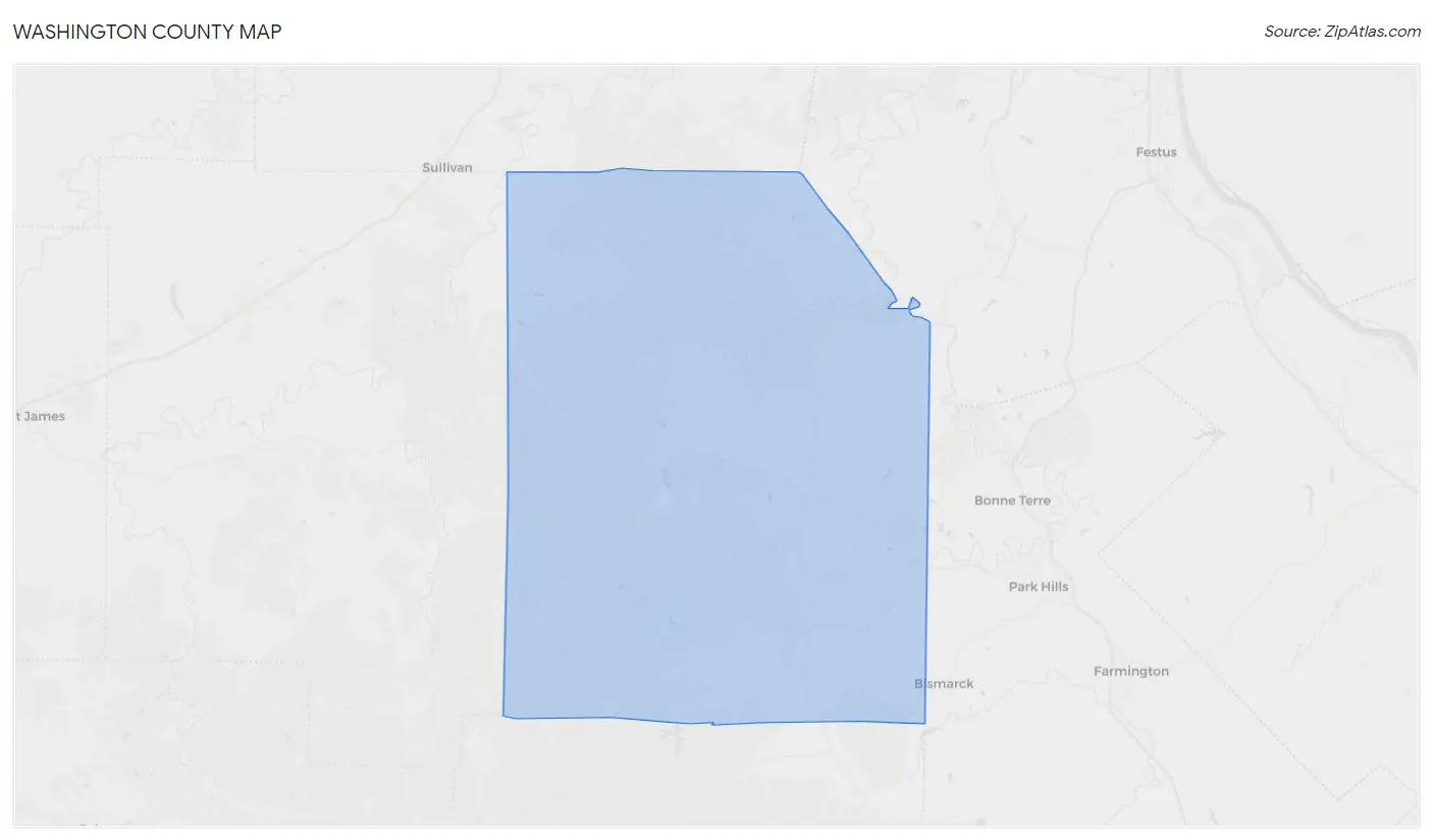 Washington County Map