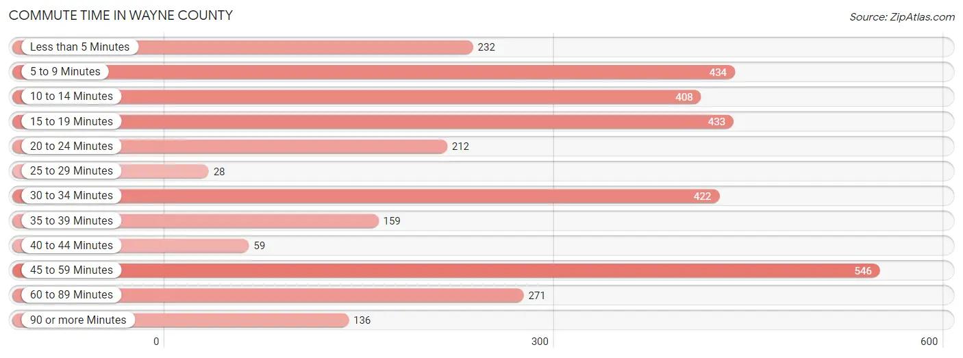 Commute Time in Wayne County