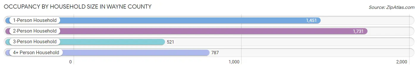 Occupancy by Household Size in Wayne County