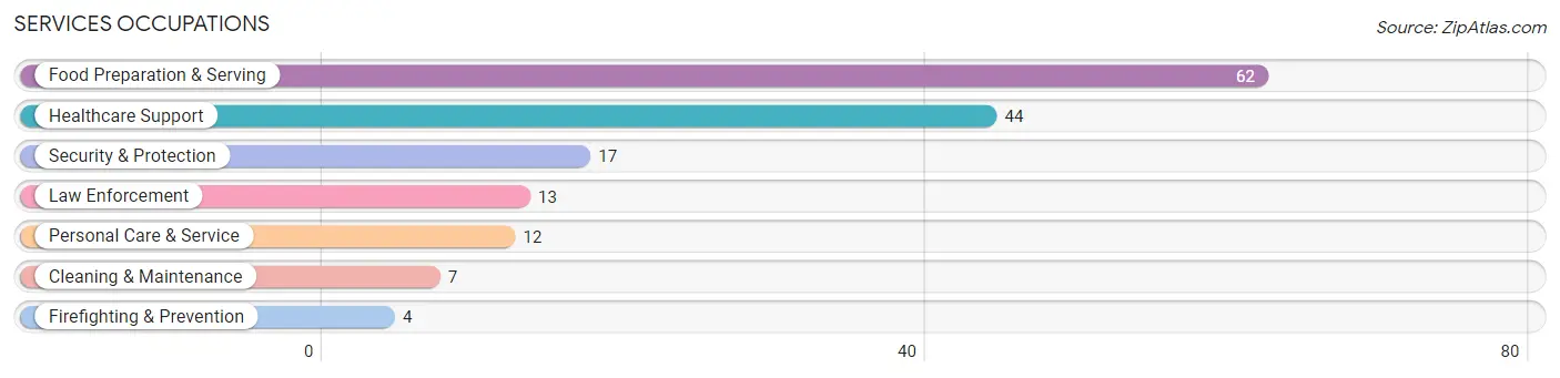 Services Occupations in Adams County