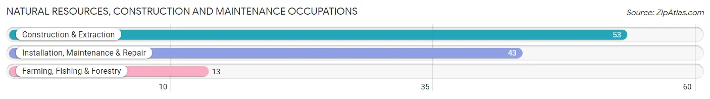 Natural Resources, Construction and Maintenance Occupations in Oliver County