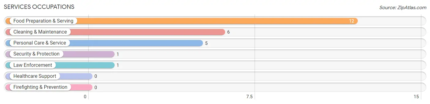 Services Occupations in Arthur County