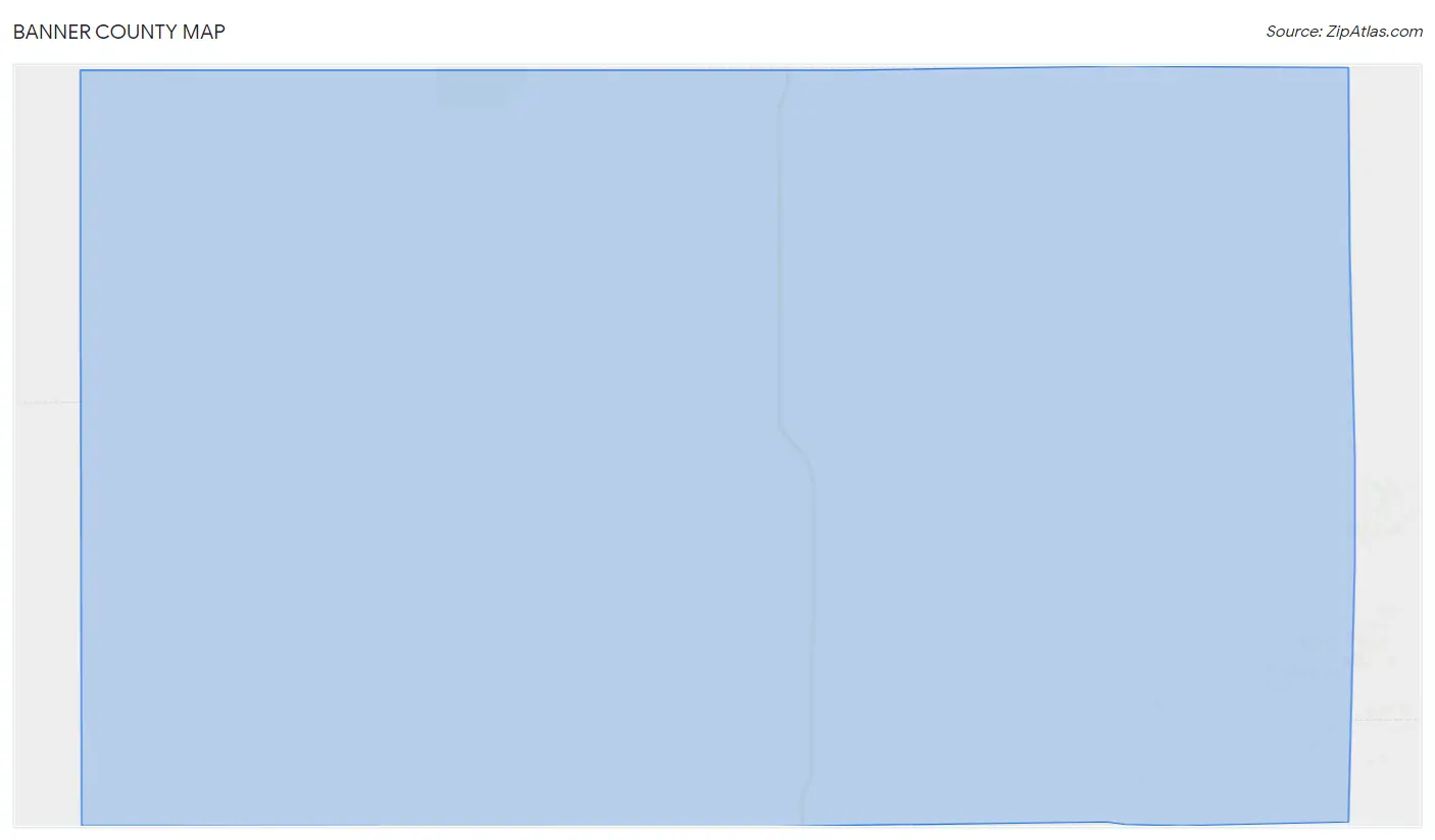 Banner County Map