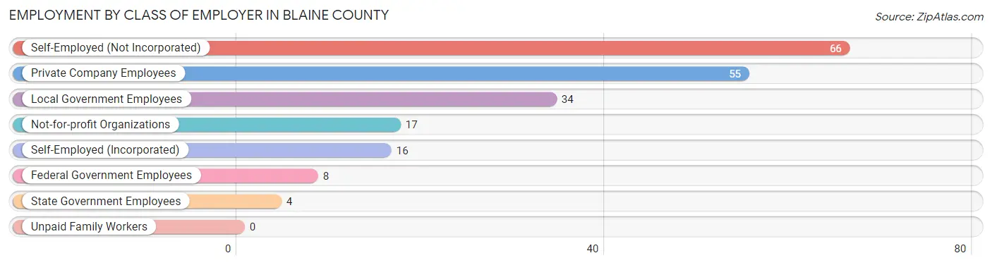 Employment by Class of Employer in Blaine County