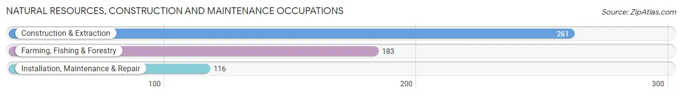 Natural Resources, Construction and Maintenance Occupations in Dawes County
