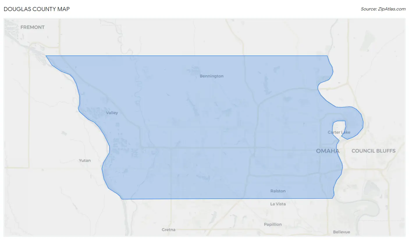 Douglas County Map