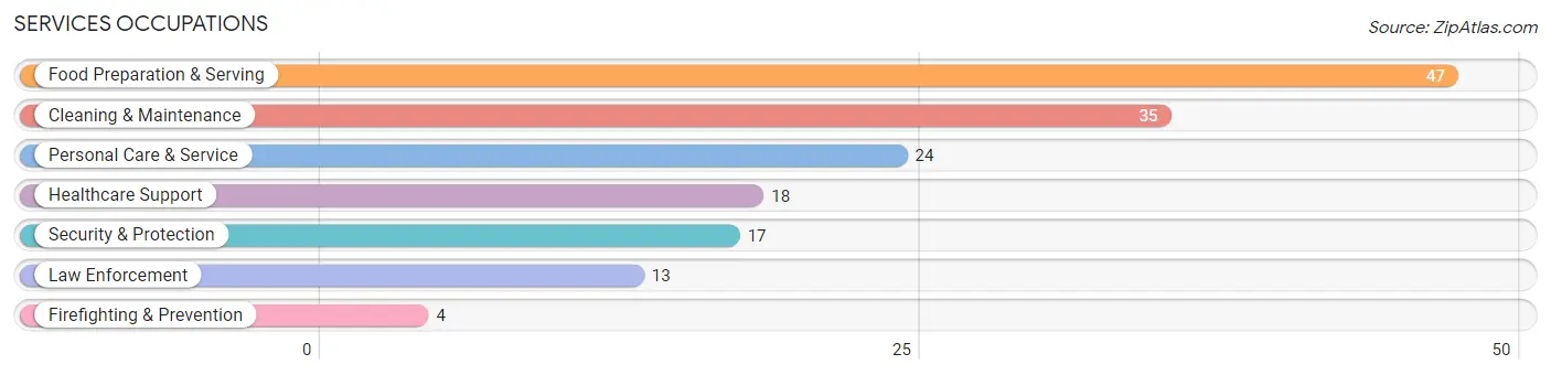 Services Occupations in Frontier County