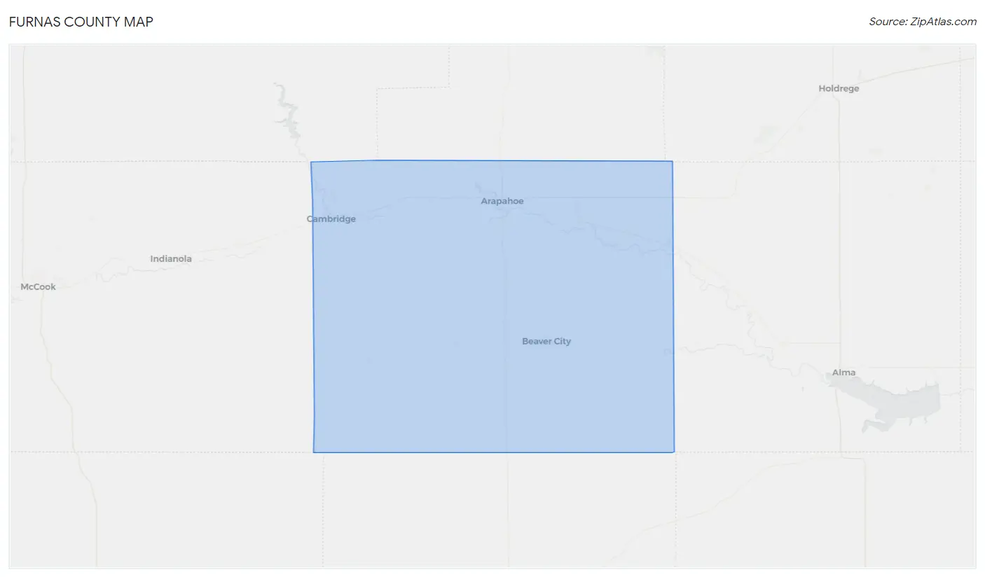 Furnas County Map