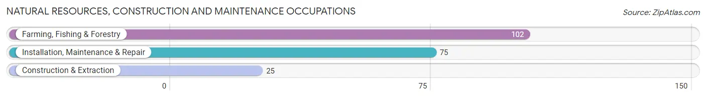 Natural Resources, Construction and Maintenance Occupations in Garfield County