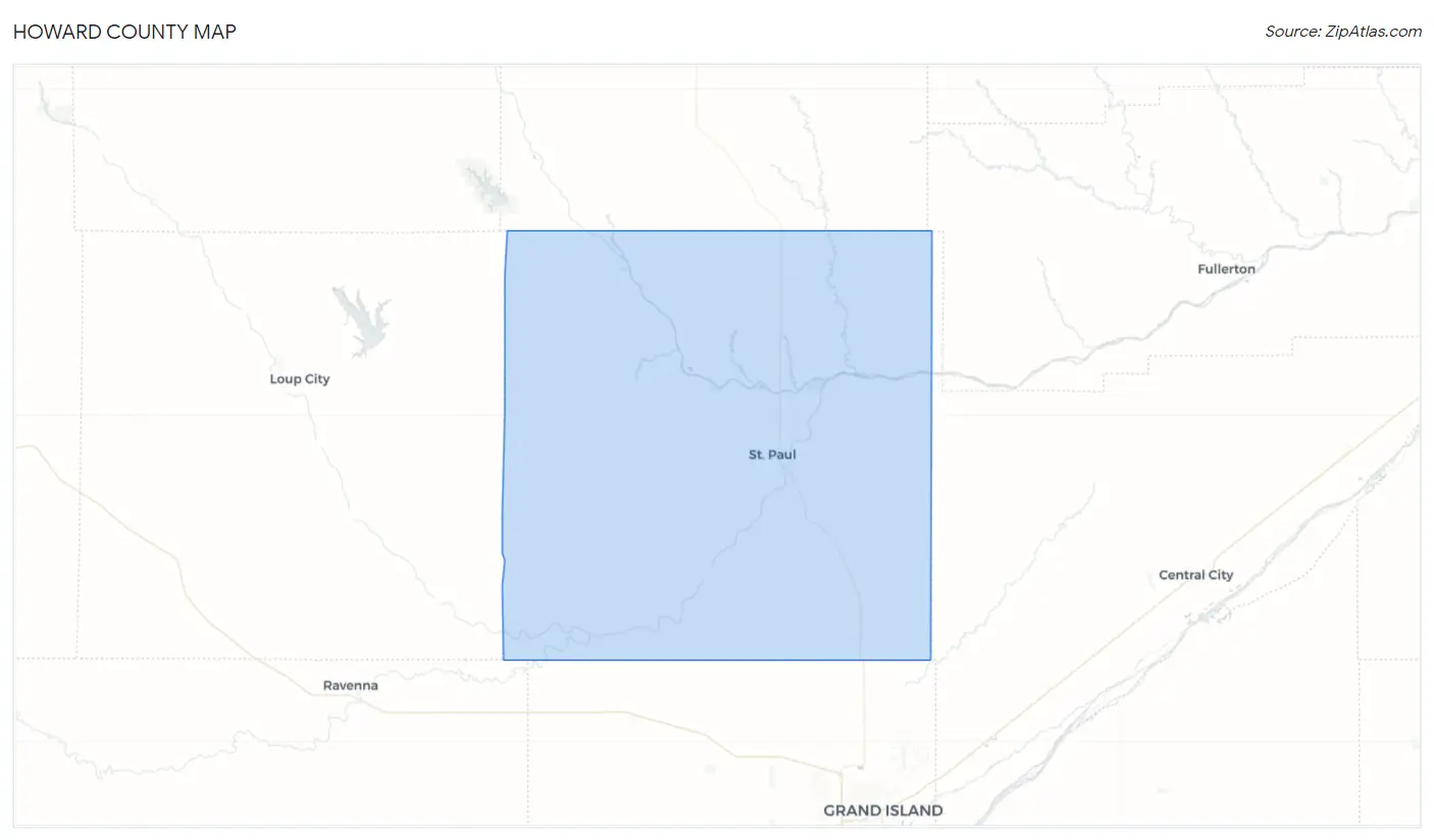 Howard County Map