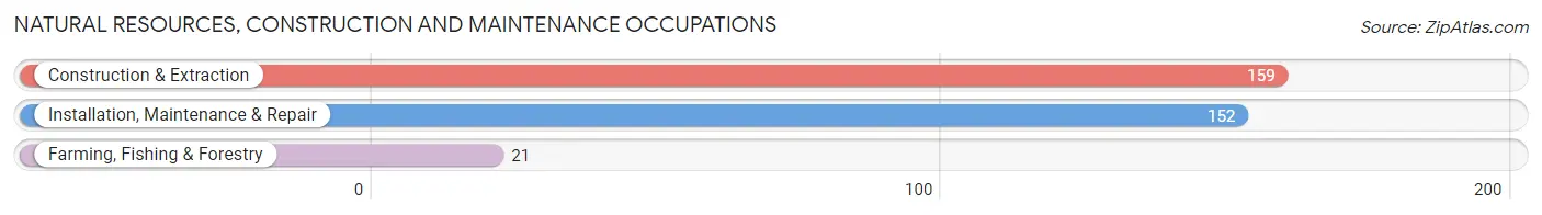 Natural Resources, Construction and Maintenance Occupations in Johnson County