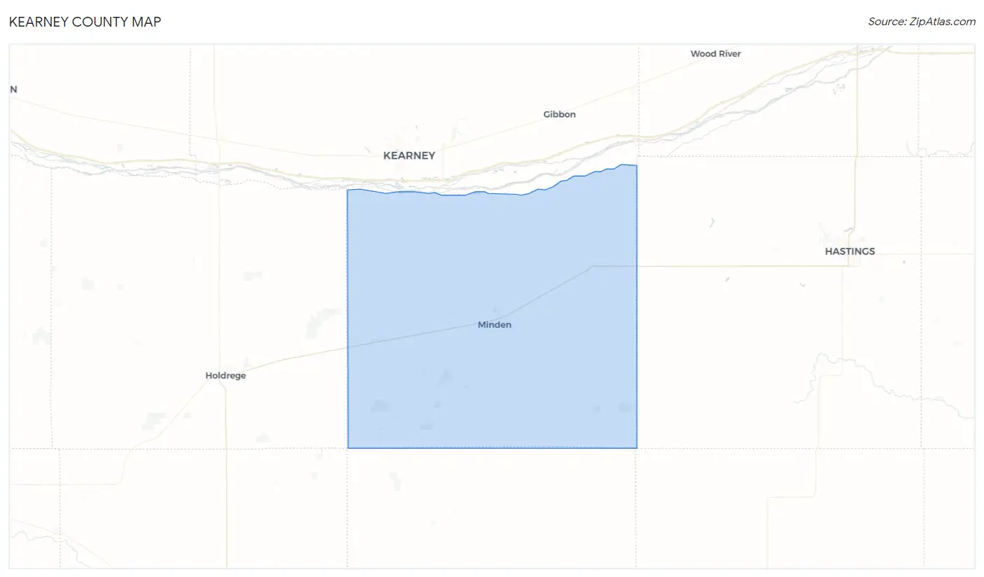 Kearney County Map