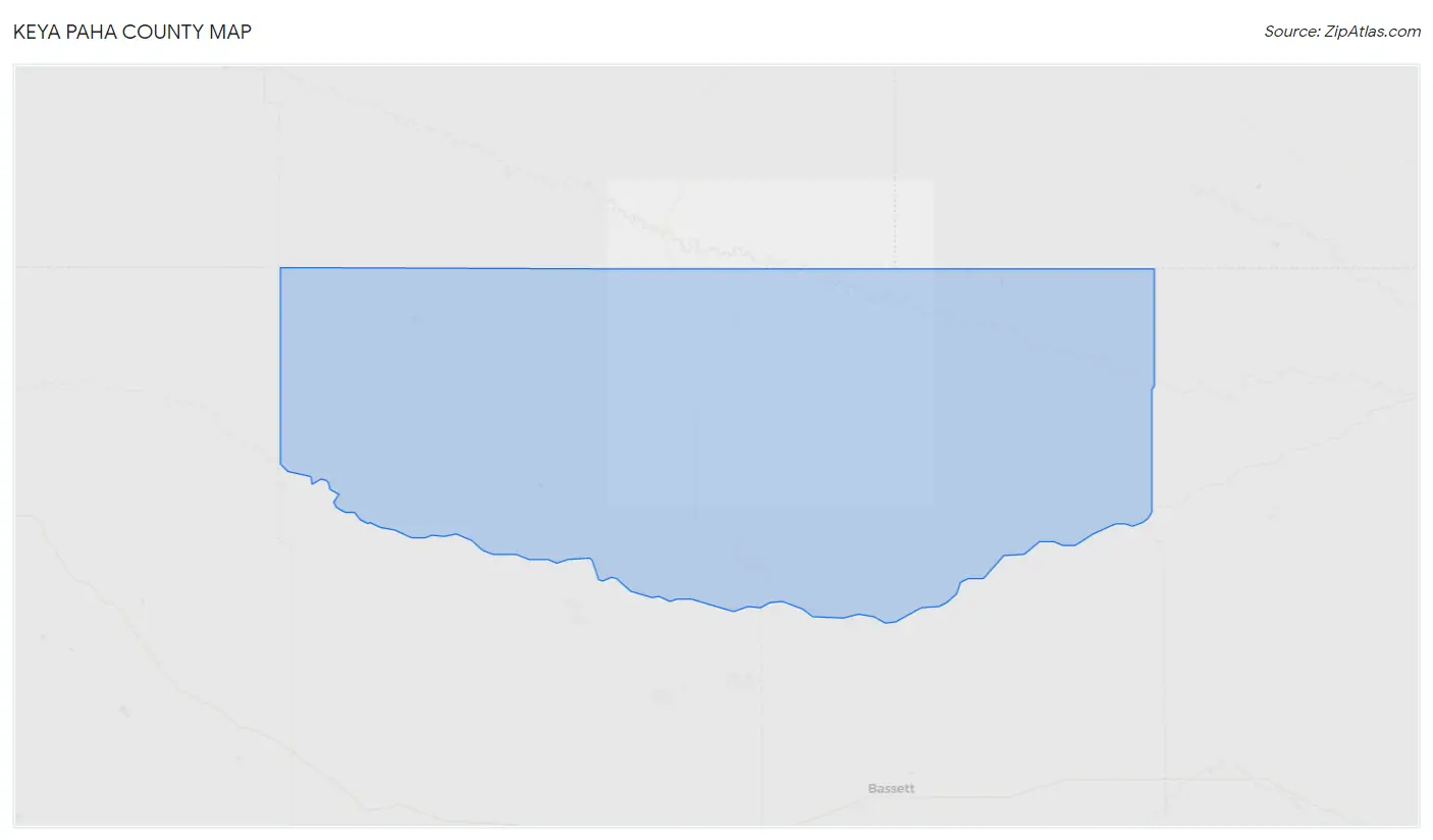 Keya Paha County Map