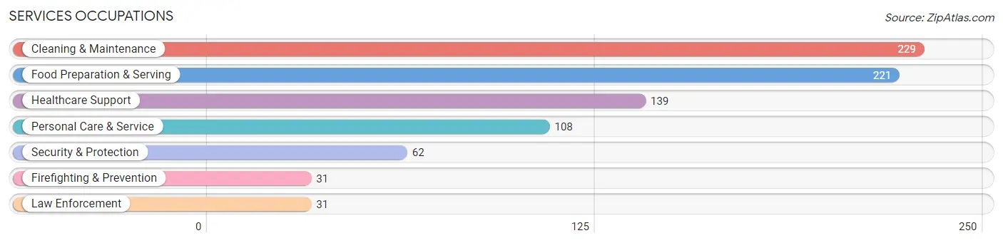 Services Occupations in Knox County