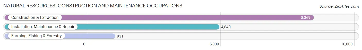 Natural Resources, Construction and Maintenance Occupations in Lancaster County