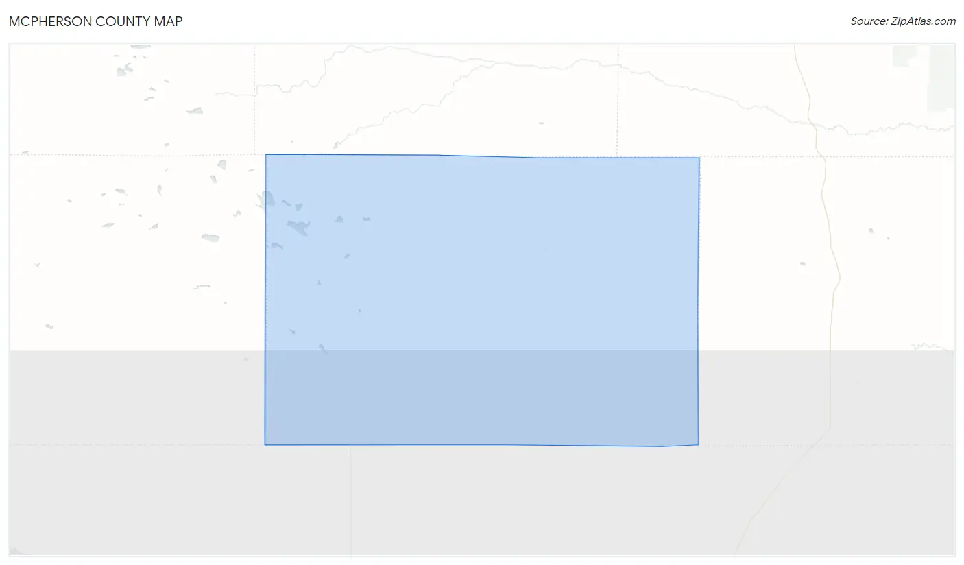 McPherson County Map