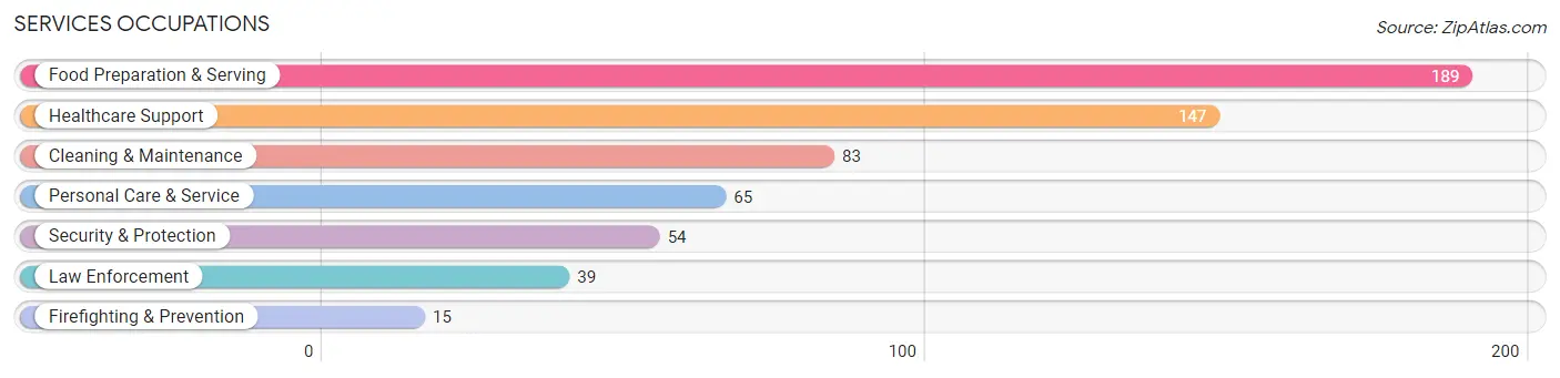 Services Occupations in Merrick County