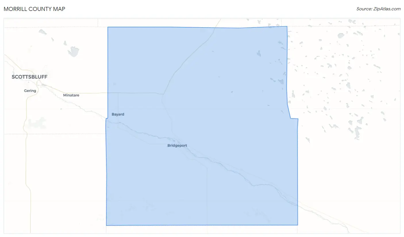 Morrill County Map