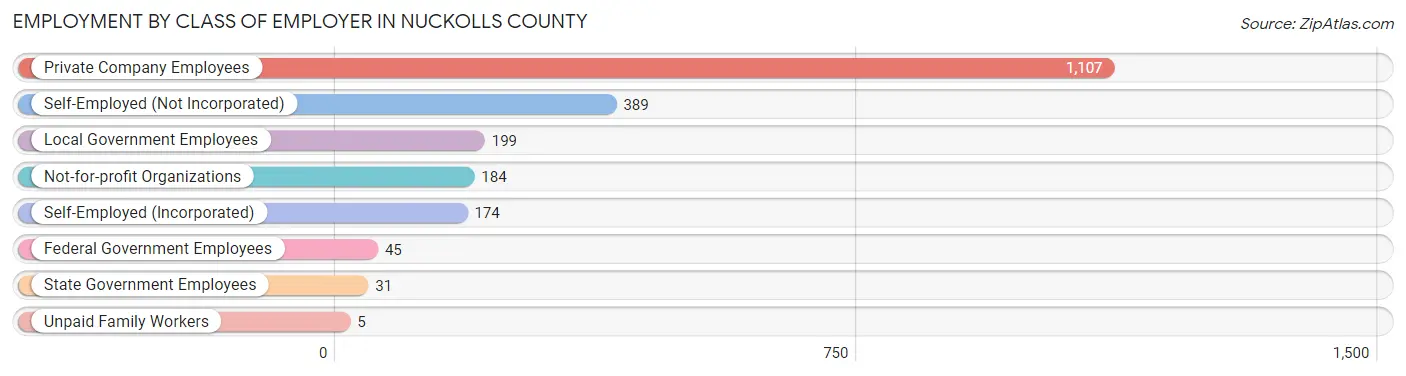 Employment by Class of Employer in Nuckolls County