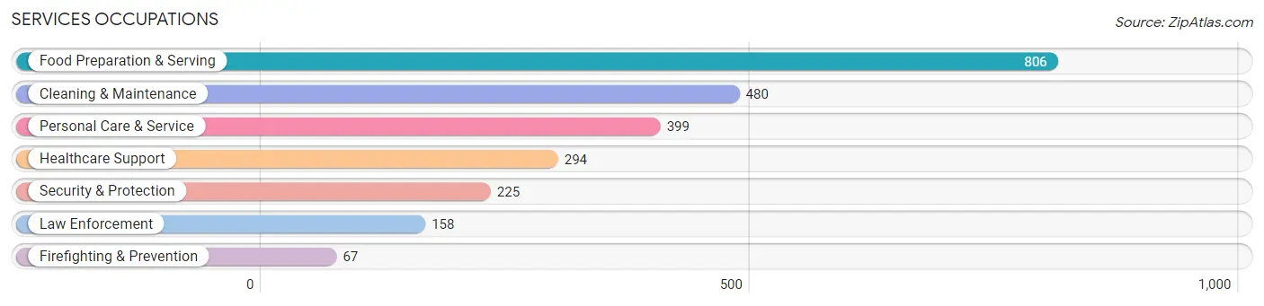 Services Occupations in Platte County