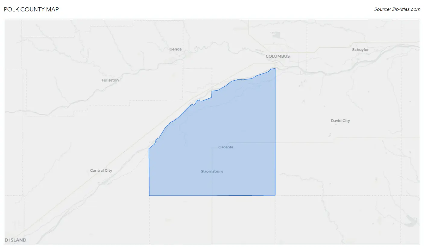 Polk County Map