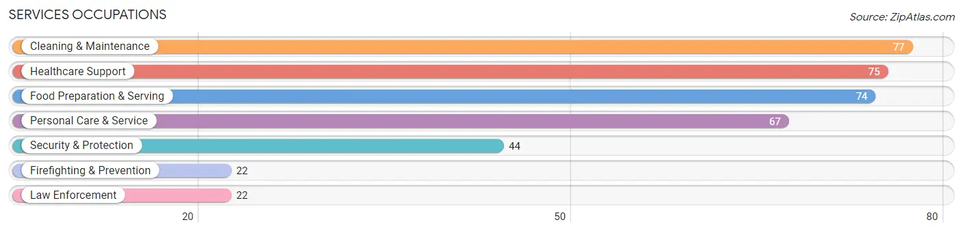 Services Occupations in Polk County