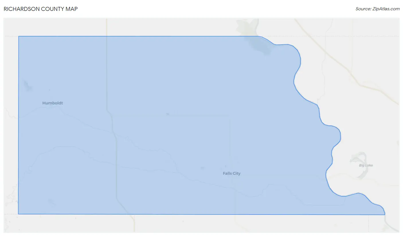 Richardson County Map