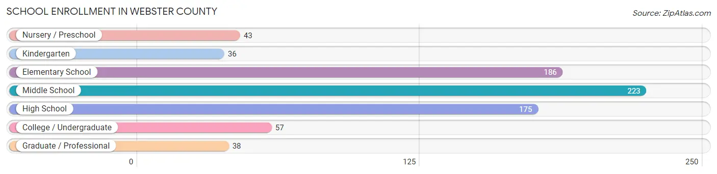 School Enrollment in Webster County