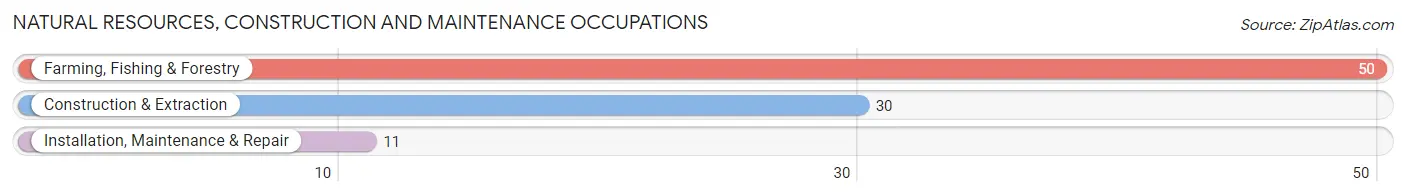 Natural Resources, Construction and Maintenance Occupations in Wheeler County