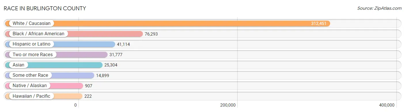 Race in Burlington County